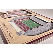 Officially Licensed NCAA 3-D Stadium Views Picture Frame - Aggies 
