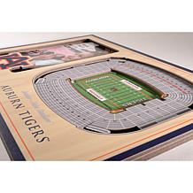 Officially Licensed NCAA 3-D Stadium Views Picture Frame - Auburn