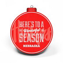 Officially Licensed NCAA 3D StadiumView Ornament 2-pack - Nebraska