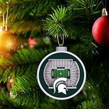 Officially Licensed NCAA 3D StadiumView Ornament 2-pack-Michigan State