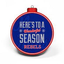 Officially Licensed NCAA 3D StadiumView Ornament 2-pack - Mississippi