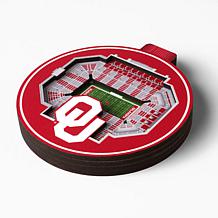 Officially Licensed NCAA 3D StadiumView Ornament 2-pack - Oklahoma