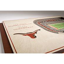 Officially Licensed NCAA 5-Layer 3-D Wall Art - Texas Longhorns