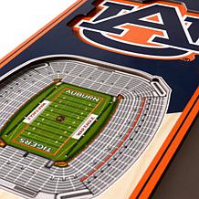 Officially Licensed NCAA 6" x 19" 3D Stadium Banner - Auburn Tigers