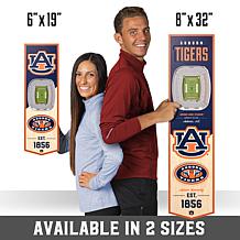 Officially Licensed NCAA 6" x 19" 3D Stadium Banner - Auburn Tigers