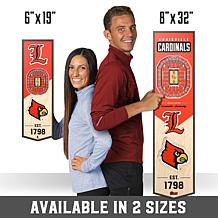 Officially Licensed NCAA 6" x 19" 3D Stadium Banner - Cardinals