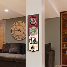 Officially Licensed NCAA 6" x 19" 3D Stadium Banner - Gamecocks