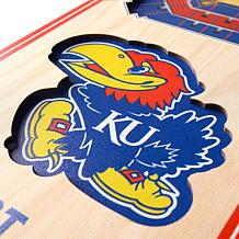 Officially Licensed NCAA 6" x 19" 3D Stadium Banner - Kansas Jayhawks