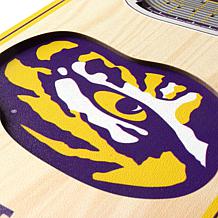 Officially Licensed NCAA 6" x 19" 3D Stadium Banner - LSU Tigers