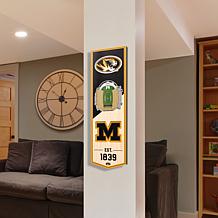 Officially Licensed NCAA 6" x 19" 3D Stadium Banner - Missouri Tigers