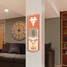 Officially Licensed NCAA 6" x 19" 3D Stadium Banner - Texas Longhorns