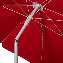 Officially Licensed NCAA Arkansas 5.5' Portable Beach Umbrella, Red