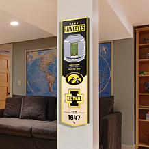 Officially Licensed NCAA Iowa Hawkeyes 3D Stadium Banner