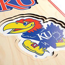 Officially Licensed NCAA Kansas Jayhawks 3D Stadium Banner