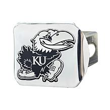 Officially Licensed NCAA Kansas Jayhawks Chrome Metal Hitch Cover