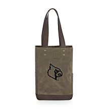 Officially Licensed NCAA Louisville 2 Bottle Insulated Wine Cooler Bag