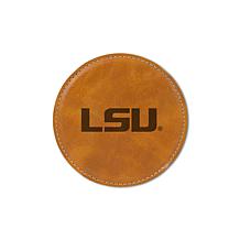 Officially Licensed NCAA LSU Tigers Brown Personalized Coaster Set