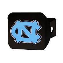 Officially Licensed NCAA NC Tar Heels Black Metal Hitch Cover