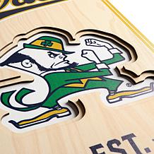 Officially Licensed NCAA Notre Dame Fighting Irish 3D Stadium Banner