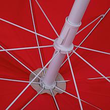 Officially Licensed NCAA Ohio State 5.5' Portable Beach Umbrella, Red