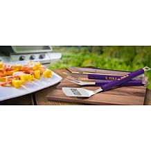Officially-licensed NCAA Spirit 3-Piece BBQ Set - LSU Tigers "Block" 