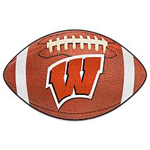 Officially Licensed NCAA Wisconsin Badgers Football Rug
