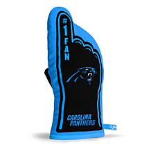 Officially Licensed NFL #1 Fan Oven Mitt - Carolina Panthers