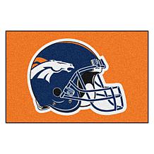 Officially Licensed NFL 19" x 30" Helmet Logo Starter Mat - Broncos