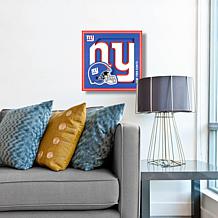 Officially Licensed NFL 3D Logo Series Wall Art - 12" x 12" - Giants