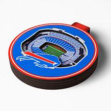 Officially Licensed NFL 3D StadiumView Ornament 2-pack - Buffalo