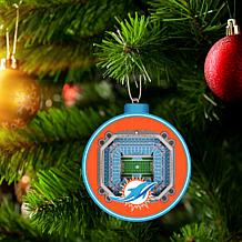 Officially Licensed NFL 3D StadiumView Ornament 2-pack - Miami