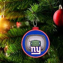Officially Licensed NFL 3D StadiumView Ornament 2-pack - NY. Giants