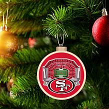 Officially Licensed NFL 3D StadiumView Ornament 2-pack - San Francisco