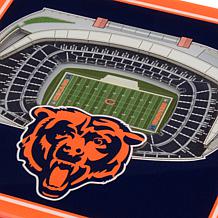 Officially Licensed NFL 3D StadiumViews Coaster Set - Chicago Bears