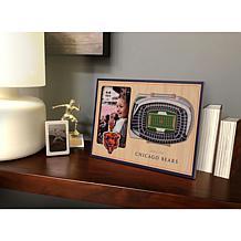 Officially Licensed NFL 3D StadiumViews Frame - Chicago Bears