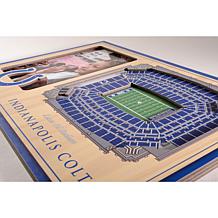 Officially Licensed NFL 3D StadiumViews Frame - Indianapolis Colts