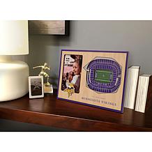 Officially Licensed NFL 3D StadiumViews Frame - Minnesota Vikings