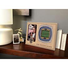 Officially Licensed NFL 3D StadiumViews Frame - New Orleans Saints