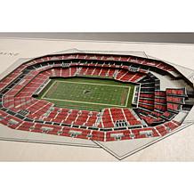 Officially Licensed NFL 5-Layer 3-D Wall Art - Atlanta Falcons  