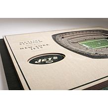 Officially Licensed NFL 5-Layer 3-D Wall Art - New York Jets