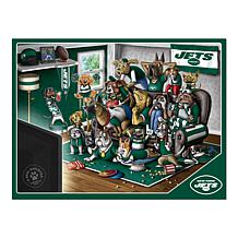 Officially Licensed NFL 500-piece Puzzle - A Real Nailbiter - Jets