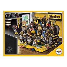 Officially Licensed NFL 500-piece Puzzle - A Real Nailbiter - Steelers