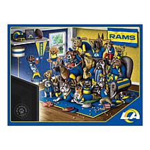 Officially Licensed NFL 500-piece Puzzle - A Real Nailbiter - Rams