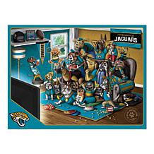 Officially Licensed NFL 500-piece Puzzle - A Real Nailbiter - Jaguars