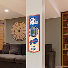 Officially Licensed NFL 6" x 19" 3-D Stadium Banner - Buffalo Bills