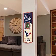 Officially Licensed NFL 6" x 19" 3-D Stadium Banner - Houston Texans
