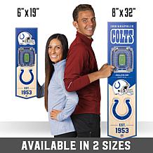 Officially Licensed NFL 6"x19" 3-D Stadium Banner - Indianapolis Colts