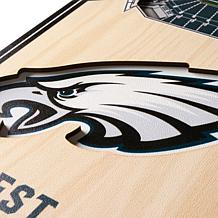 Officially Licensed NFL 6x19" 3-D Stadium Banner - Philadelphia Eagles