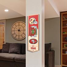 Officially Licensed NFL 6x19" 3-D Stadium Banner - San Francisco 49ers
