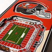 Officially Licensed NFL 6x19 3-D Stadium Banner - Tampa Bay Buccaneers